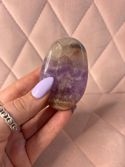 Amethyst & Agate Palmstone